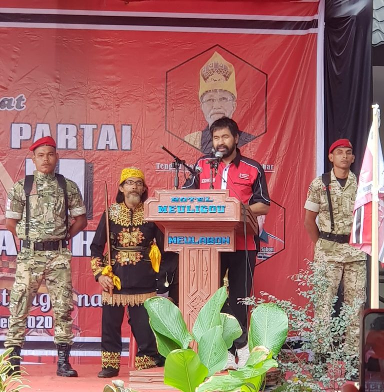 Tgk Malik Mahmud Buka Rapat Pimpinan Partai Aceh