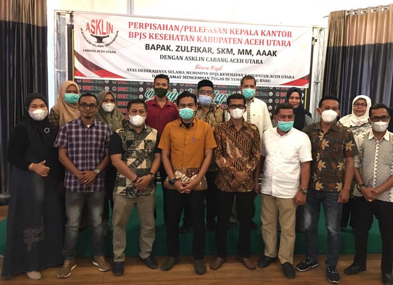ASKLIN Aceh Utara Adakan Perpisahan Dengan Kepala BPJS Kesehatan Aceh Utara