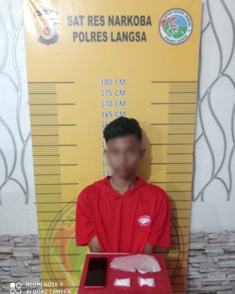 Transaksi Sabu, Satu Remaja Diringkus Polisi di Gampong Asam Peutik
