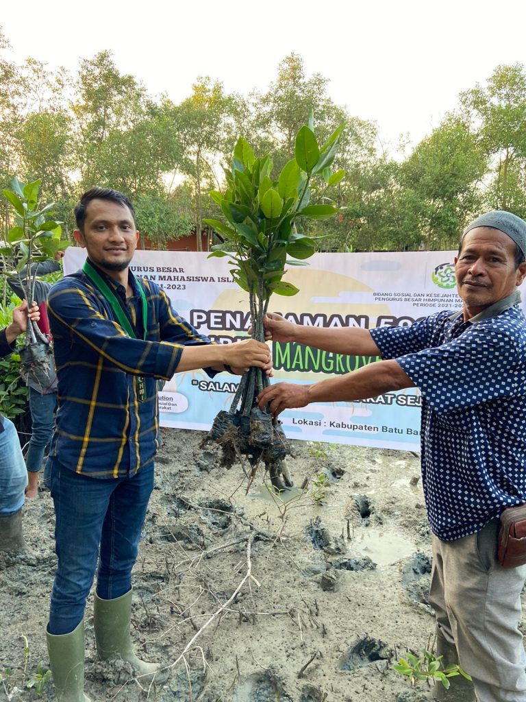 Peduli Ekonomi dan Lingkungan, PB HMI Tanam 5000 Mangrove