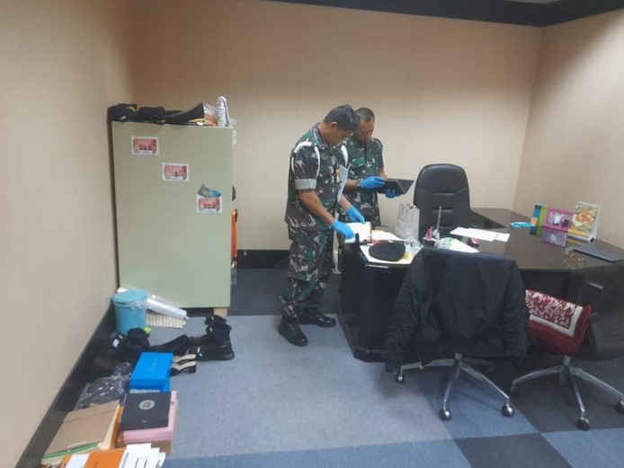Suasana Kantor Basarnas saat Digeledah Penyidik Puspom TNI dan KPK