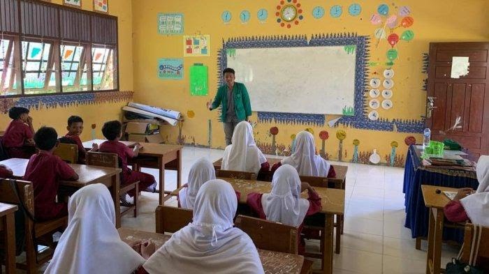 Mahasiswa KKN Unimal Sosialisasi Bahaya Bullying ke SD di Aceh Utara